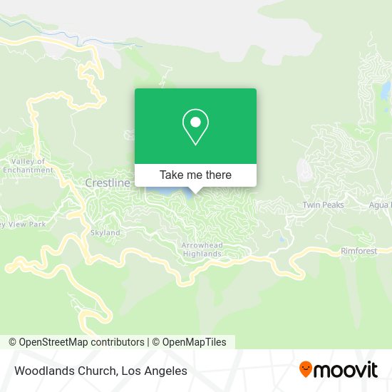 Woodlands Church map