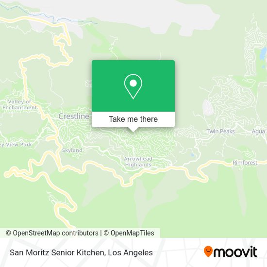 San Moritz Senior Kitchen map