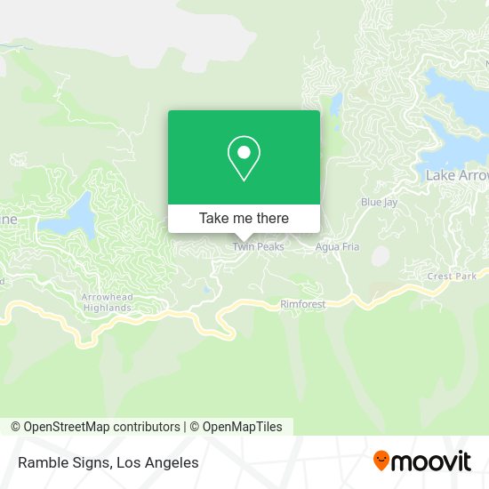 Mapa de Ramble Signs