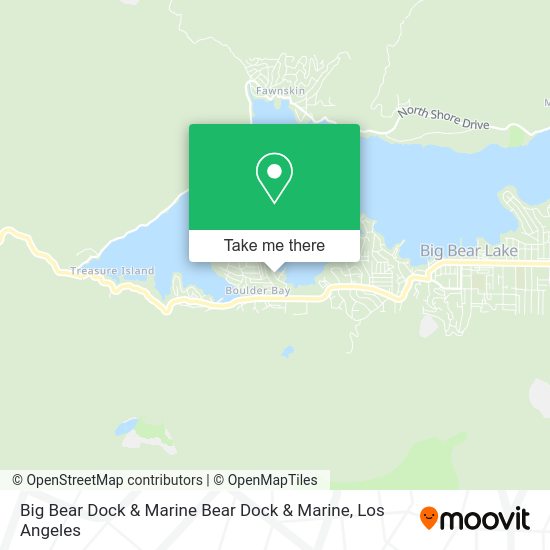 Big Bear Dock & Marine Bear Dock & Marine map