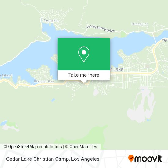 Mapa de Cedar Lake Christian Camp