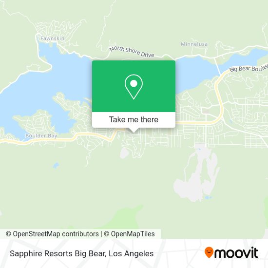 Sapphire Resorts Big Bear map