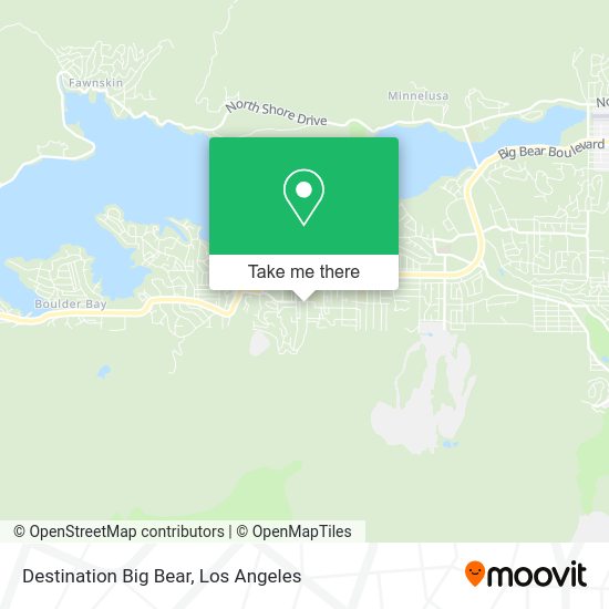 Destination Big Bear map