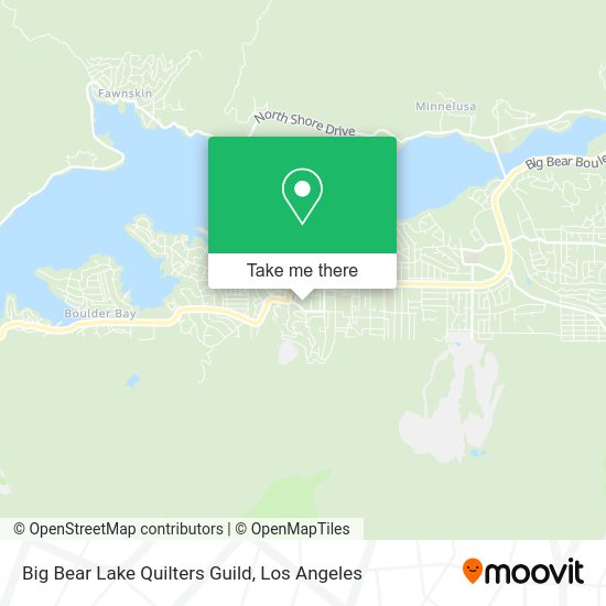 Mapa de Big Bear Lake Quilters Guild