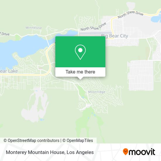 Monterey Mountain House map