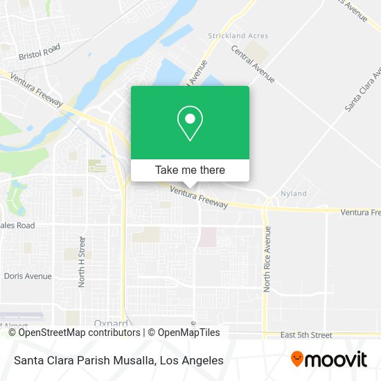 Mapa de Santa Clara Parish Musalla