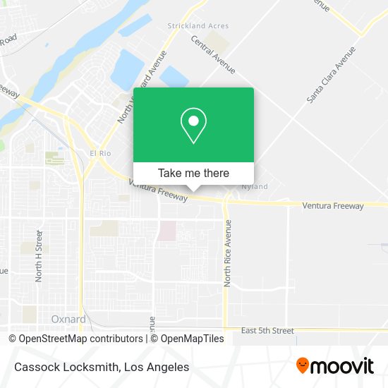 Cassock Locksmith map