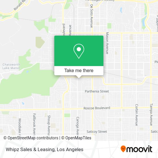 Whipz Sales & Leasing map