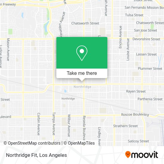 Mapa de Northridge Fit