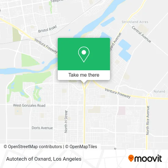 Mapa de Autotech of Oxnard