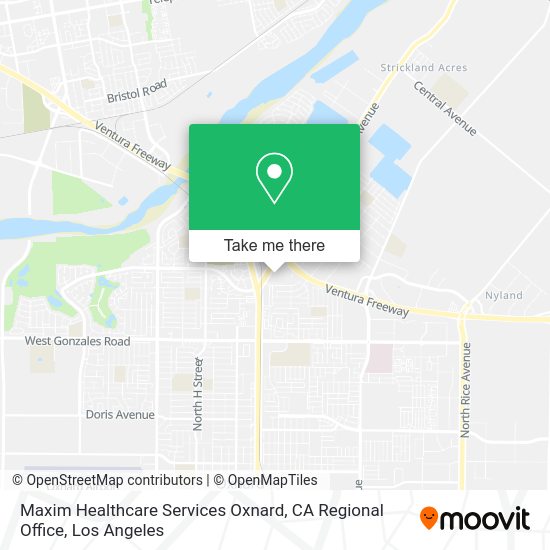 Maxim Healthcare Services Oxnard, CA Regional Office map