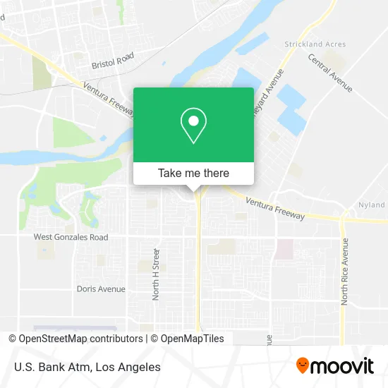 Mapa de U.S. Bank Atm