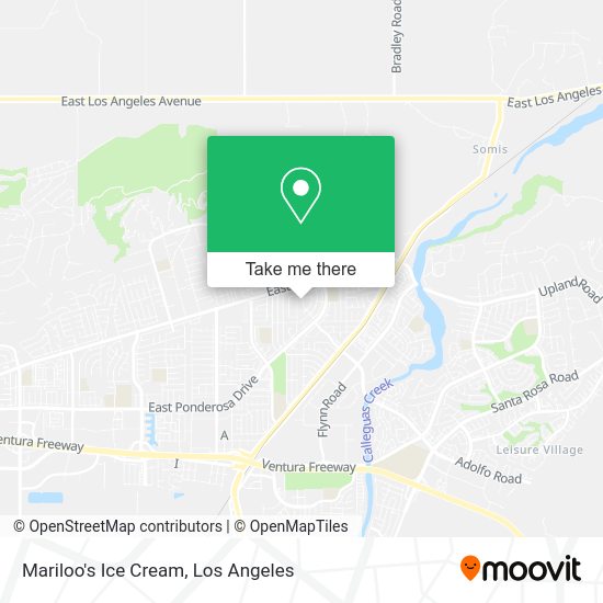 Mariloo's Ice Cream map