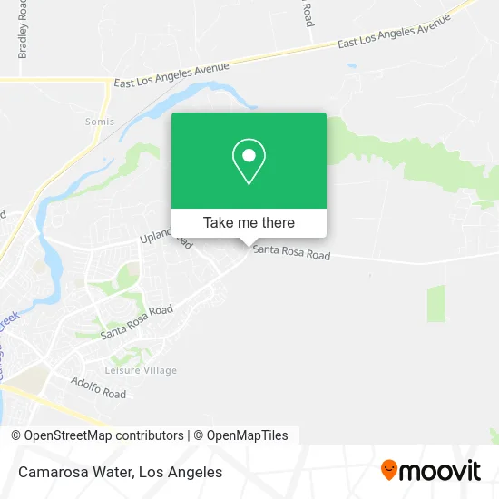 Camarosa Water map