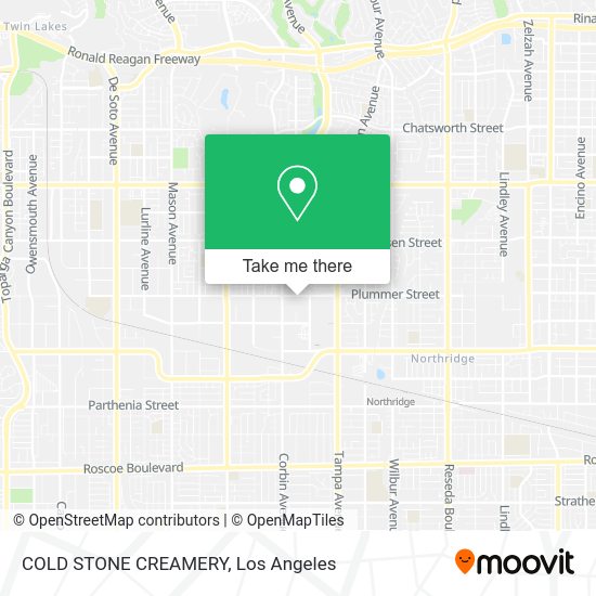 Mapa de COLD STONE CREAMERY