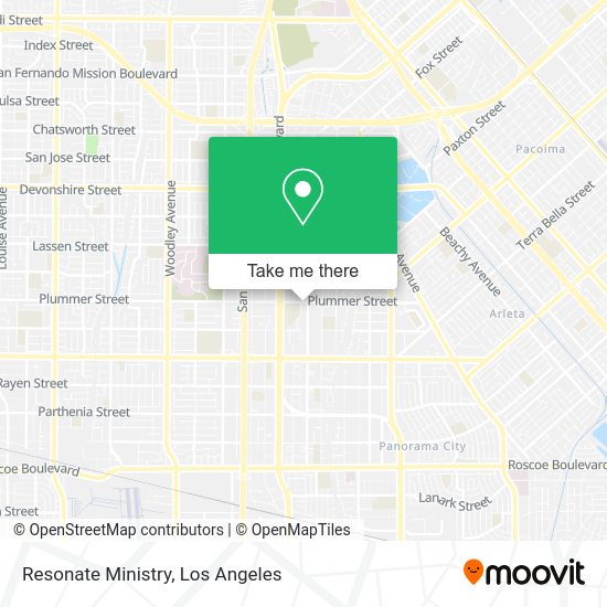 Resonate Ministry map