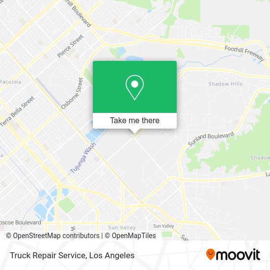 Truck Repair Service map