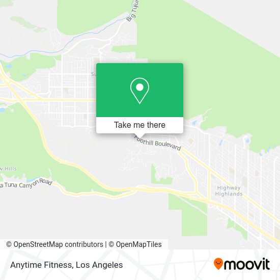 Mapa de Anytime Fitness