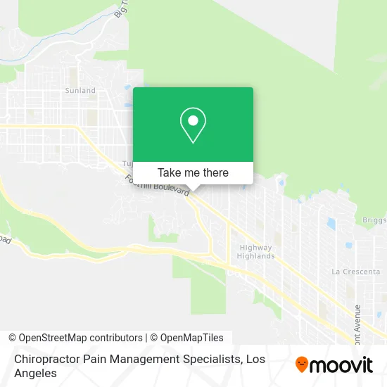 Chiropractor Pain Management Specialists map