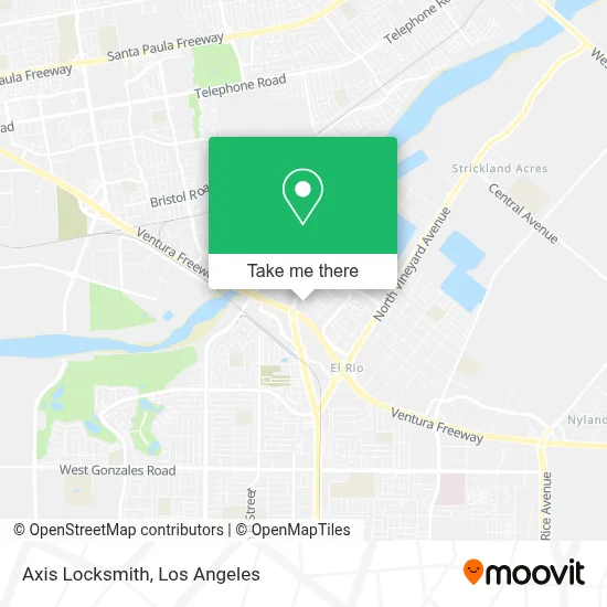 Axis Locksmith map