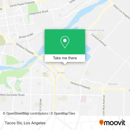 Tacos Six map