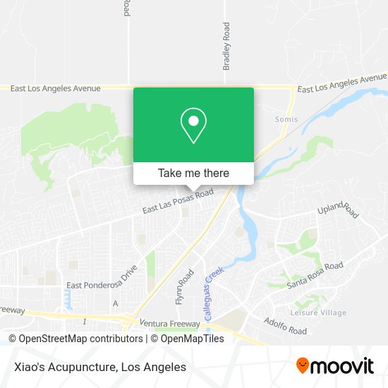 Mapa de Xiao's Acupuncture