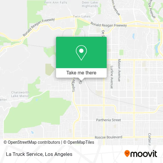 La Truck Service map