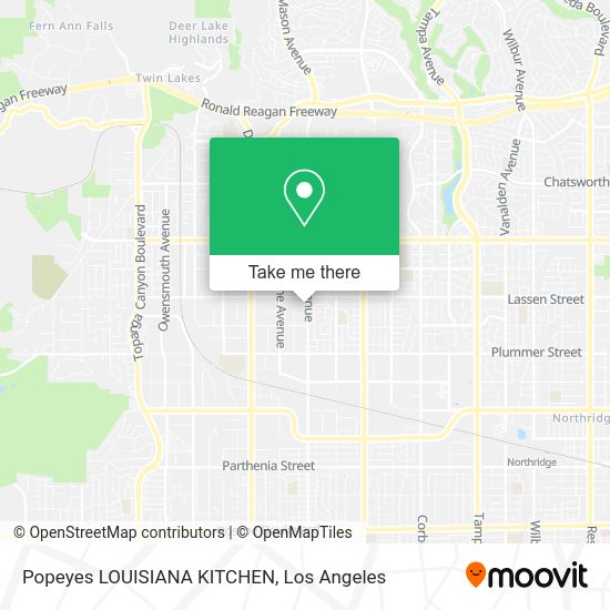 Popeyes LOUISIANA KITCHEN map