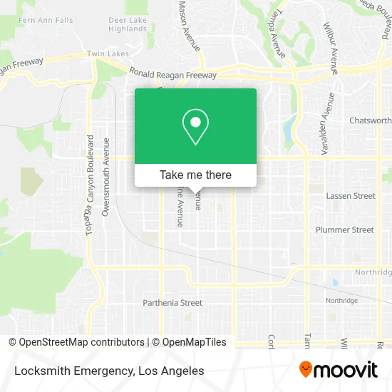Locksmith Emergency map