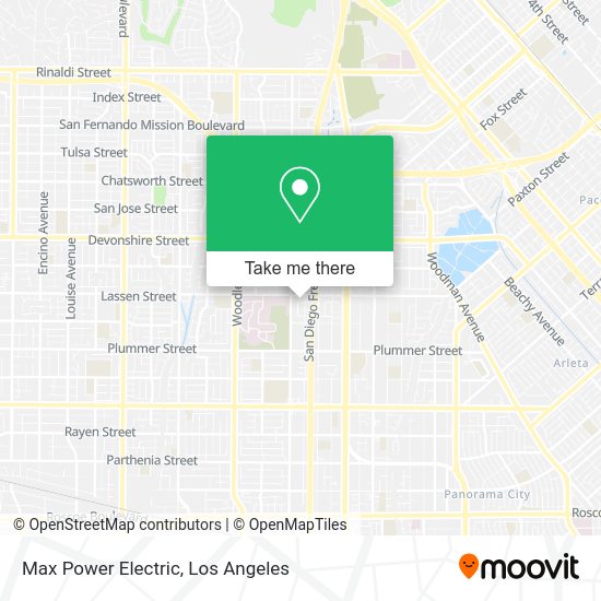 Mapa de Max Power Electric