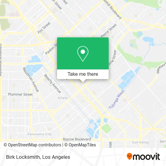 Birk Locksmith map