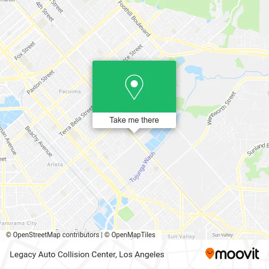 Legacy Auto Collision Center map