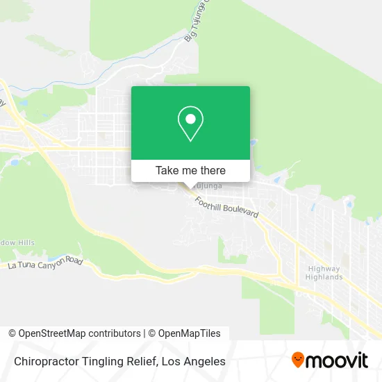 Chiropractor Tingling Relief map