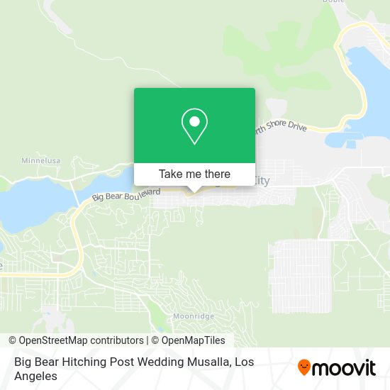 Mapa de Big Bear Hitching Post Wedding Musalla