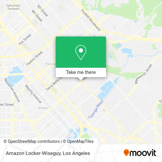 Amazon Locker-Wiseguy map