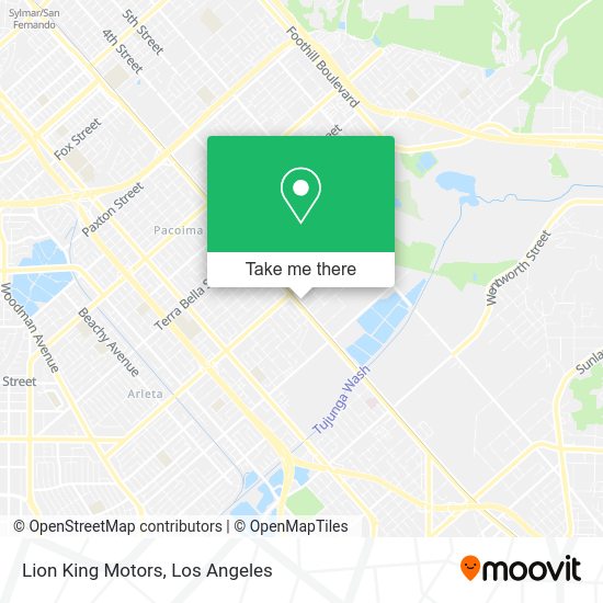 Lion King Motors map
