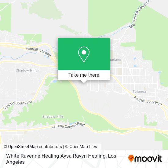 White Ravenne Healing Aysa Ravyn Healing map