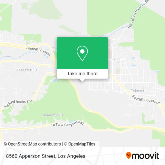 Mapa de 8560 Apperson Street