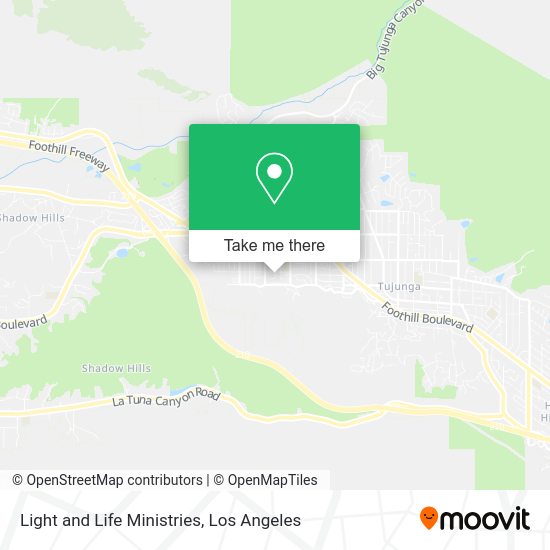 Light and Life Ministries map