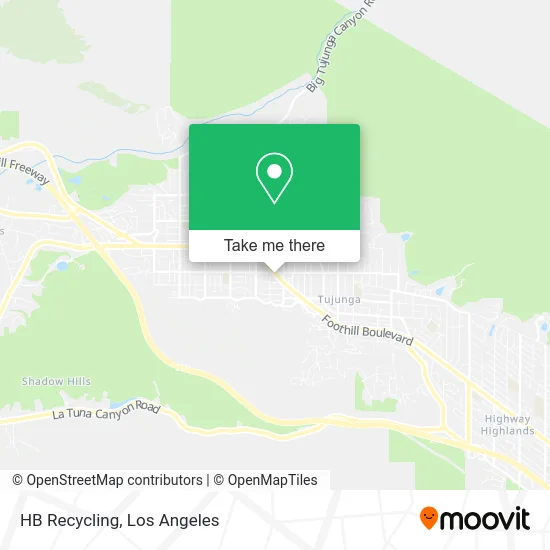 Mapa de HB Recycling