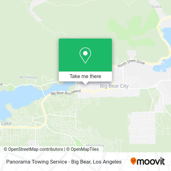 Mapa de Panorama Towing Service - Big Bear