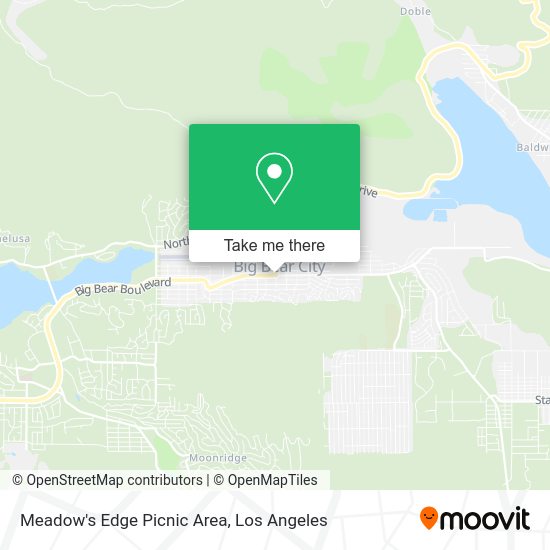 Meadow's Edge Picnic Area map
