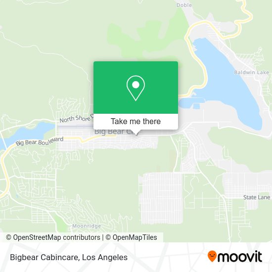 Bigbear Cabincare map