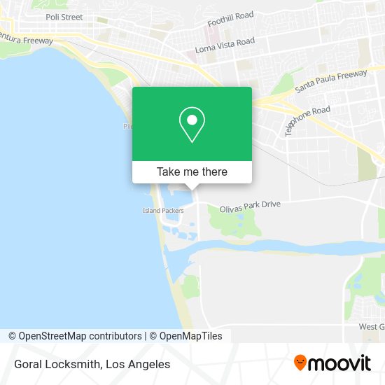 Mapa de Goral Locksmith