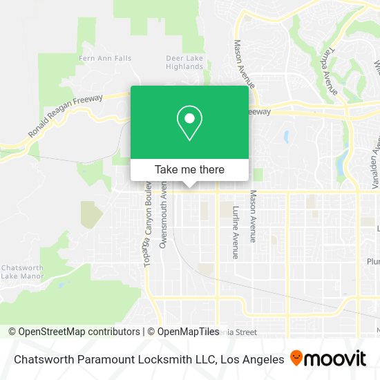 Chatsworth Paramount Locksmith LLC map