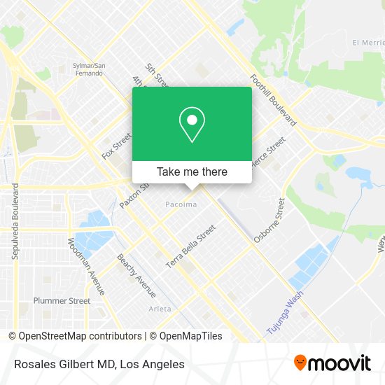 Mapa de Rosales Gilbert MD