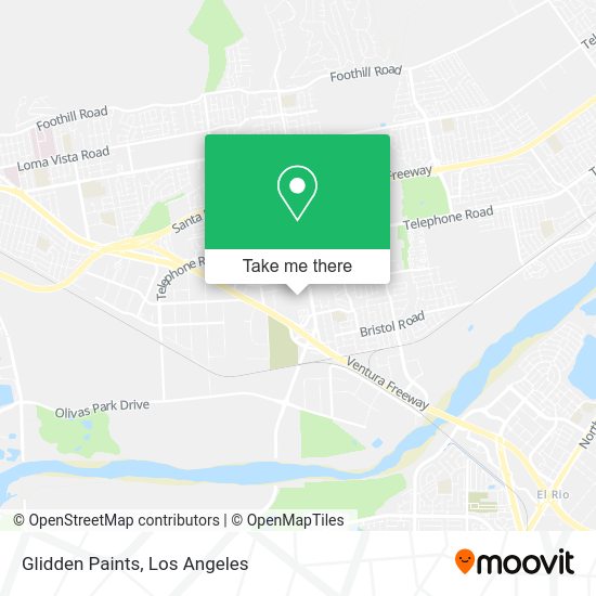 Mapa de Glidden Paints