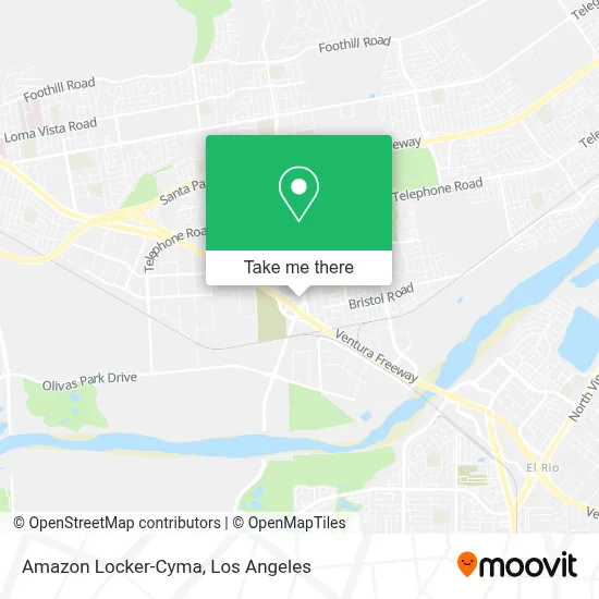 Amazon Locker-Cyma map