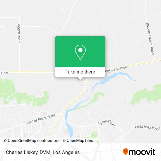 Charles Liskey, DVM map