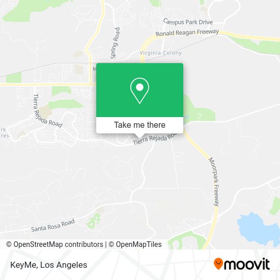 Mapa de KeyMe